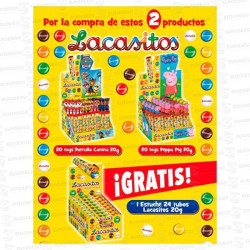 LOTE LACASA TOYS 40 UD + 24 TUBOS SIN CARGO L00482