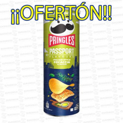 PROMO BOTE PRINGLES FOCACCIA PASSPORT 165 GR 1 UD