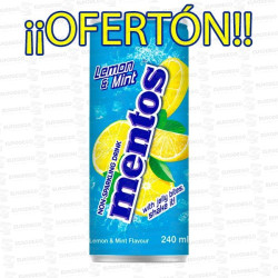 PROMO REFRESCO MENTOS LIMON y MENTA 24 X 24 CL