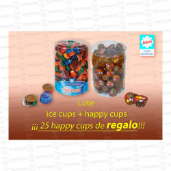 LOTE EICHETTI HAPPY CUPS - CAPSULAS + 25 HAPPY CUPS SIN CARGO