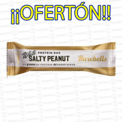 PROMO BARRITAS WHITE SALTY PEANUT 55 GR 10 + 2 BAREBELLS