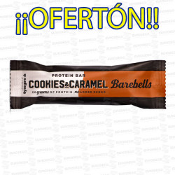 PROMO BARRITAS COOKIES CARAMEL 55 GR 10 + 2 BAREBELLS