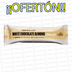 PROMO BARRITAS WHITE CHOCOLATE ALMOND 55 GR 10 + 2 BAREBELLS