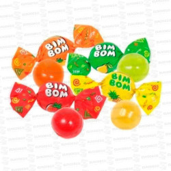 BIM BOM CARAMELO DURO RELLENO FRUTAS 1 KG ROSHEN