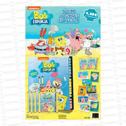 CARTON BOB ESPONJA 2024 + 4 SOBRES 1 UD PANINI