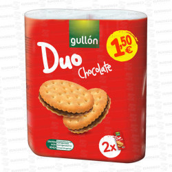 GALLETAS DUO CHOCOLATE 12 X 290 GR PVP 1.50 € GULLON