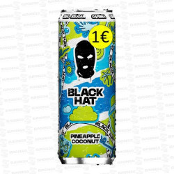 BLACK HAT 1€ PINEAPPLE COCONUT SF 24 X 500 ML