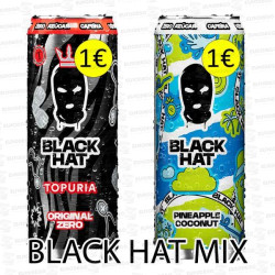 BLACK HAT MIX 1€ TOPURIA/PIÑA COCO 24 X 500 ML