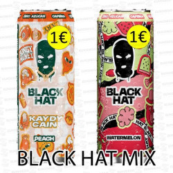 BLACK HAT MIX 1€ MANGO/WATERMELON 24 X 500 ML