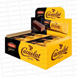 DISPLAY PORCIONES TURRON CACAOLAT 24 X 23 GR DELAVIUDA