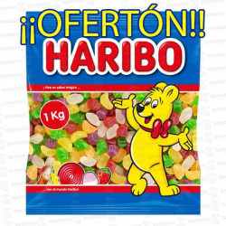 PROMO MINI FRUTAS TROPICALES 1 KG HARIBO
