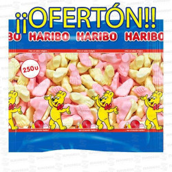 PROMO PISOTONES SUPER 250 UD HARIBO