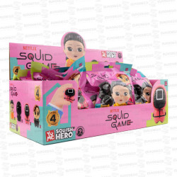 SOBRES 3D EL JUEGO DEL CALAMAR SQUISH HERO 12 UD PANINI