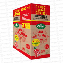 PROMO KETCHUP SOB 252 UD + CUBO MAYONESA CHOVI