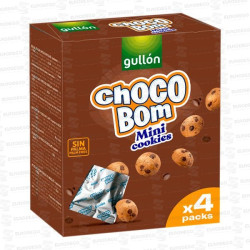 CAJITA CHOCOBOM MINI COOKIES 4X40 GR GULLON