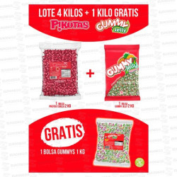 LOTE DULCIORA L00513 4 KG + 1 KG GUMMY JELLY SIN CARGO