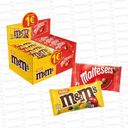 LOTE MARS BITESIZE PVP 1€ 36 M-M - 12 MALTESERS