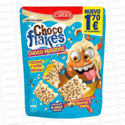 CHOCO FLAKES MUERDOS CH BLANCO 1.70€ 8 X 87 GR CUETARA