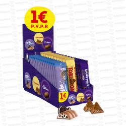 LOTE MONDELEZ BARRITAS PVP 1€ 36 UD