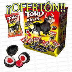 PROMO CHICLE HUEVOS DE TORO 200 UD FINI