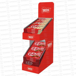 EXPOSITOR KIT KAT LECHE + BLANCO 60 UD