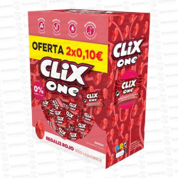 PROMO CLIX ONE REGALIZ ROJO 150 UD 2 X 0.10 € FLEER
