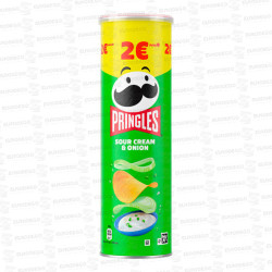 2 € PRINGLES ONION 165 GR 1 UD