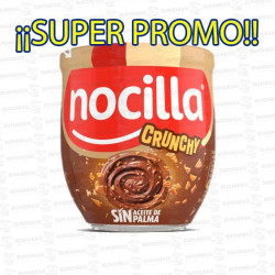 SUPER PROMO NOCILLA CRUNCHY VASO 180 GR 1 UD IDILIA