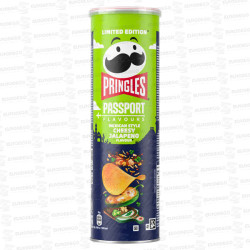 PRINGLES PASSPORT QUESO JALAPEÑO 165 GR 1 UD