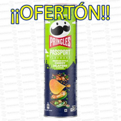 PROMO BOTE PRINGLES PASSPORT QUESO JALAPEÑO 165 GR 1 UD