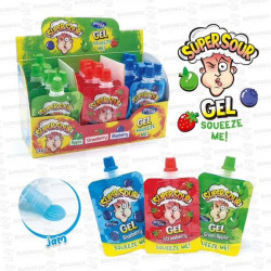 SUPER SOUR GEL SEQUEEZE ME 24 X 20 GR KRC