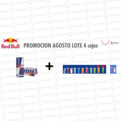 LOTE ABIERTO RED BULL 4 CAJAS (MÁXIMO 3 REGULAR)