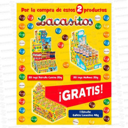 LOTE LACASA L00532 TOYS PATRULLA - MALLOWS REGALO GALLETAS LACASITOS