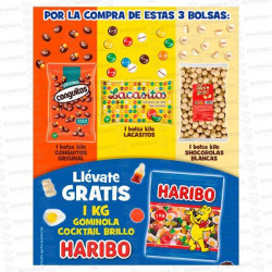 LOTE LACASA L00541 3 KG + REGALO COCKTAIL BRILLO HARIBO 1 KG