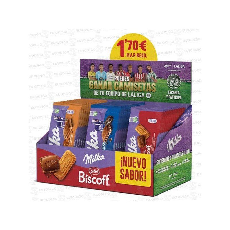 LOTE TABLETAS MILKA PVP 1.70 € 40 UD