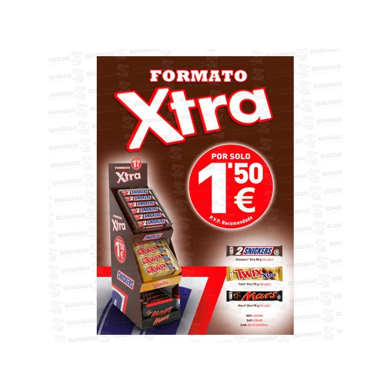 LOTE MARS KING SIZE XTRA PVP 1.50 78 UD