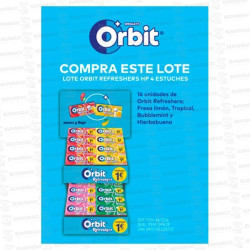 LOTE ORBIT REFRESHERS HP 4 ESTUCHES 64 UD 2025