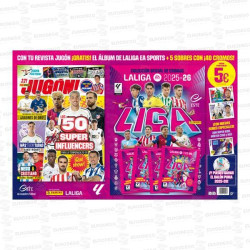 CARTON ALBUMAZO LIGA 25/26 (JUGON 221 + ALBUM + 5 SOBRES) 1 UD PANINI