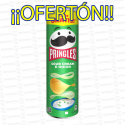PROMO BONUS 165+35 GR PRINGLES ONION 1 UD