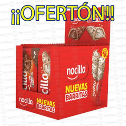 PROMO LOTE BARRITAS NOCILLA ORI/CyC16 + 2 PVP 1.30€ 18 X 43 GR
