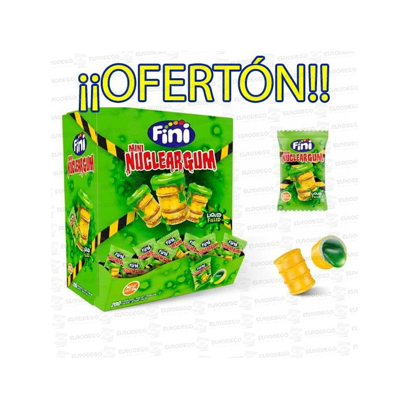 PROMO CHICLE MINI NUCLEAR GUM ENV 200 UD FINI