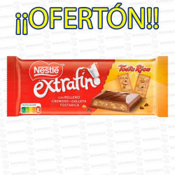 PROMO TABLETA NESTLE EXFN TOSTA RICA 84 GR 1 UD