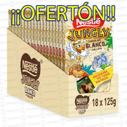 PROMO TABLETA NESTLE JUNGLY BLANCO 90 GR 1 UD