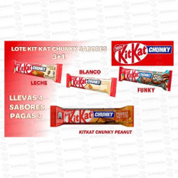 LOTE NESTLE KIT KAT CHUNKY 2025 3+1 96 UD