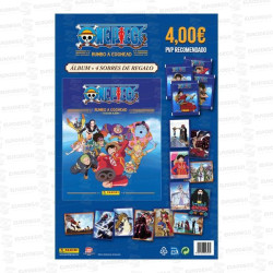 CARTON ONE PIECE ROAD TO EGGHEAD + 4 SOBRES 1 UD PANINI