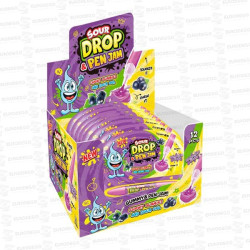 SOUR DROP y PEN JAM GROSELLA 12 X 55 GR KRC