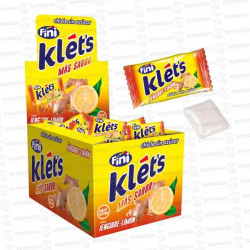 CHICLE KLETS JENGIBRE Y LIMON S/A 200 UD FINI