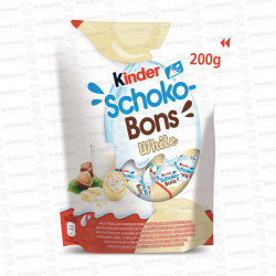 KINDER SCHOKOBONS WHITE G200 1 UD FERRERO