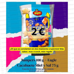 PACK ALIMENT JUMPERS MANTEQ 100 G + EAGLE PVP 2€ 7 UD