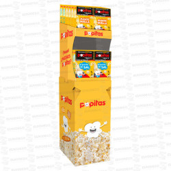 EXPOSITOR POPITAS MIX PACK-3 24 UD ASPIL